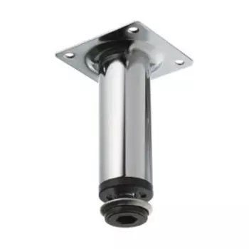 Ножка металлическая, регулируемая, 30х150мм, хром