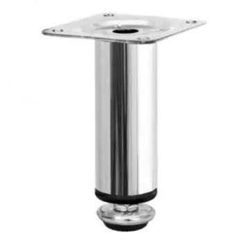 Ножка металлическая, регулируемая, 30х200мм, хром