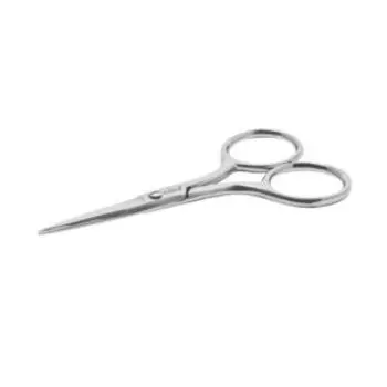 Ножницы Kaizer маникюрные прямые, заточенные, серебро