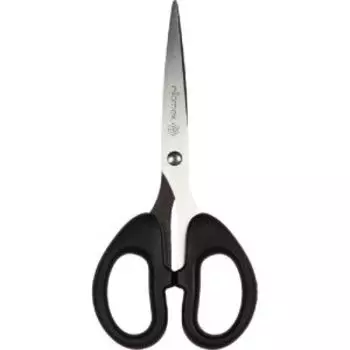 Ножницы канцелярские Attomex, 13.7 см, пластиковые кольца