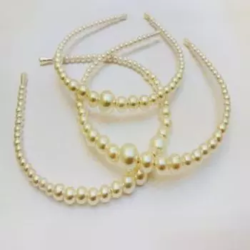 ободок KAIZER жемчужный ширина 15 мм