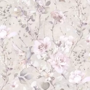 Обои Ateliero Garden, горячее тиснение на флизелиновой основе, серый, 1,06х10 м