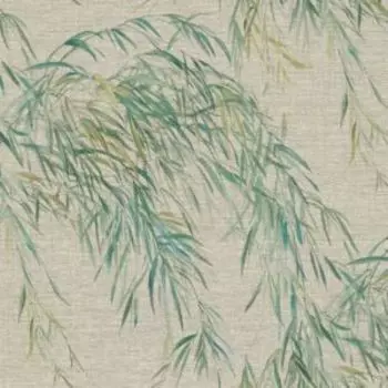 Обои ATELIERO Iva, горячее тиснение на флизелиновой основе, зеленый, 1,06х10м