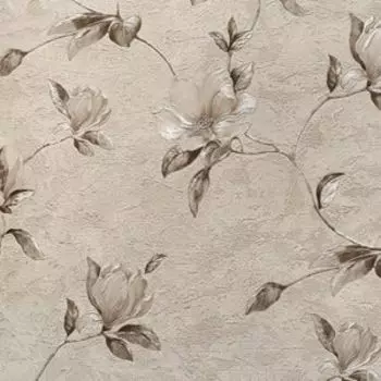 Обои ELYSIUM Магнолия, горячее тиснение на флизелиновой основе, бежевый, 1,06х10,05м