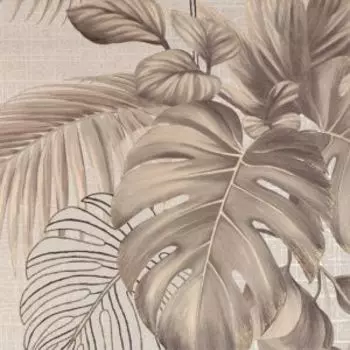 Обои MaxDecor Tropical House, горячее тиснение на флизелиновой основе, бежевый, 1.06х10 м