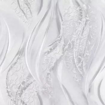 Обои САРАТОВСКИЕ ОБОИ Шелковый, дуплекс, серый, 0,53х10,05м