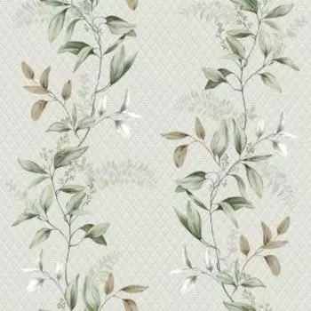 Обои САРАТОВСКИЕ ОБОИ Светлана, дуплекс, зеленый, 0,53х10,05м