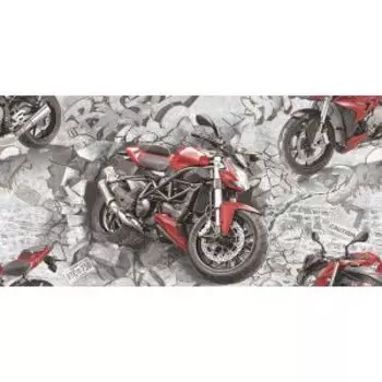 Обои Semre Драйв, горячее тиснение на флизелиновой основе, серый, 1.06х10 м