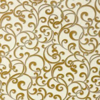 Обои VERNISSAGE Вензеля, вспененный винил на бумажной основе, зеленый, 0,53х10,05м