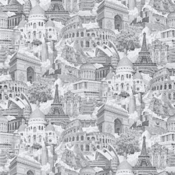 Обои Vilia Променад, вспененный винил на флизелиновой основе, серый, 1,06х10 м