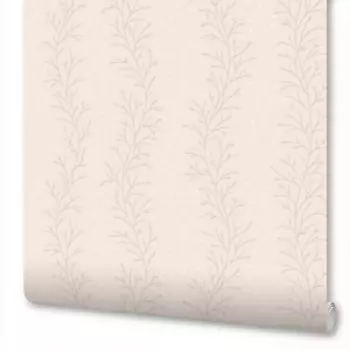Обои WallSecret Bloom, горячее тиснение на флизелиновой основе, бежевый, 1.06х10 м