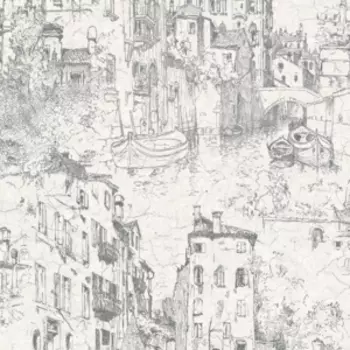 Обои WALLSECRET Luciano, горячее тиснение на флизелиновой основе, белый, 1,06х10м