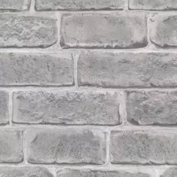 Обои WallSecret The Wall, горячее тиснение на флизелиновой основе, серый, 1,06х10 м