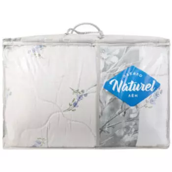 Одеяло всесезонное Эльф Лен, Евро, 200х215 см, льняное волокно/полиэстер