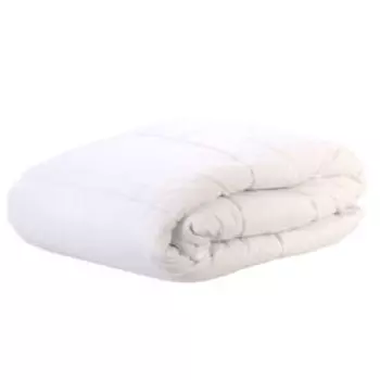 одеяло всесезонное СТМ ДОМОВОЙ 1.5-сп 140х205см нап-ль: овеч.шерсть 50%, п/э вол.50%, чехол: микрофибра, 100% п/э 220г/м2, чемодан,343Н