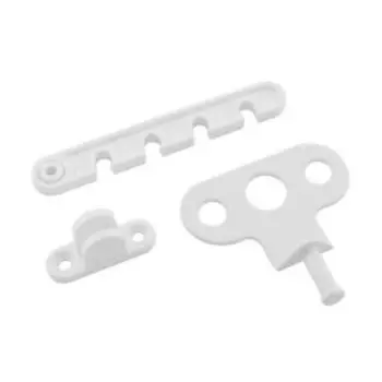 Ограничитель открывания окна L-105, пластмасса, белый