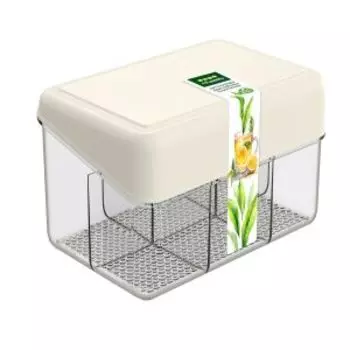 Органайзер для чайных пакетиков, 22.5х15.5х8.5 см, пластик