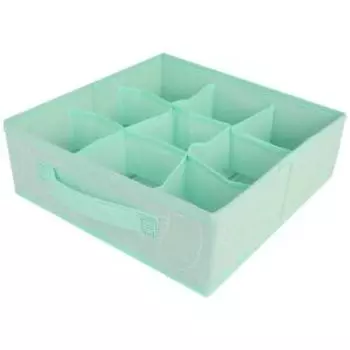 Органайзер для хранения Домовой Funny Cats, 9 секций, 30х30х10 см, складной, без крышки, нетканый материал