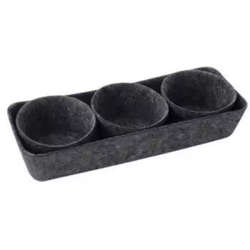 Органайзер для хранения в выдвижных ящиках Мультидом Фэлт, 4 шт