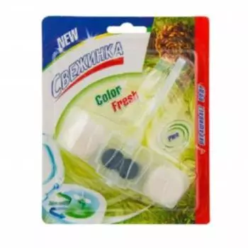 Освежитель-блистер для унитаза Свежинка Fresh Pine 3 в 1, 40 г