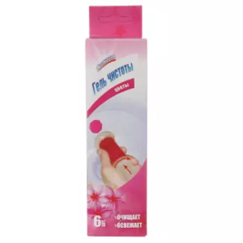освежитель гелевый WC СВЕЖИНКА цветы с дозатором, 37 гр