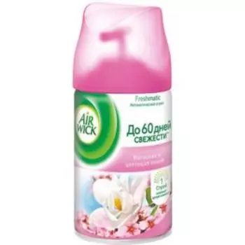 Освежитель воздуха Air Wick (сменный баллон) Магнолия и Цветущая Вишня, 250 мл