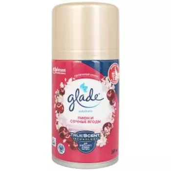 Освежитель воздуха Glade Пион и сочные ягоды, 269 мл, сменный блок