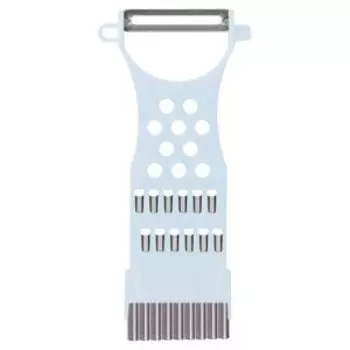 Овощечистка-терка многофункциональная, 17.5 см, нерж. сталь/пластик, в ассортименте