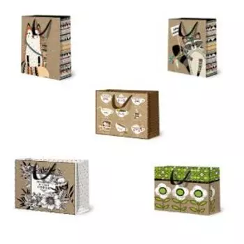 пакет подарочный крафт