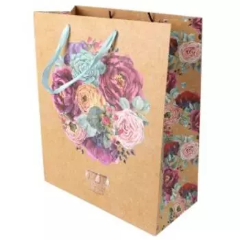 пакет подарочный крафт