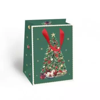 Пакет подарочный NY, 11.4х14.6х6.4 см, в ассортименте