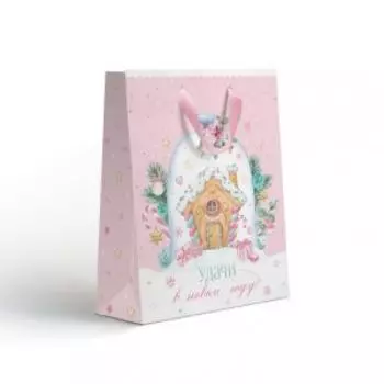 Пакет подарочный NY премиум, 25х31х10 см, в ассортименте