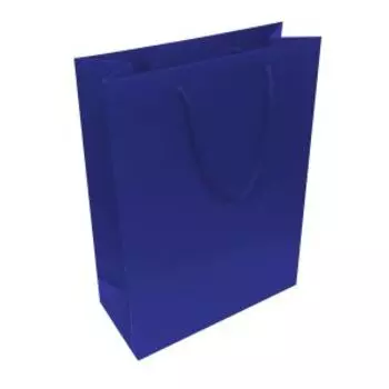 Пакет подарочный однотонный матовый, 33х45.5х10 см, в ассортименте