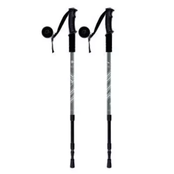 Палки для скандинавской ходьбы всесезонные трехсекционные, 60-125 см, 2 шт