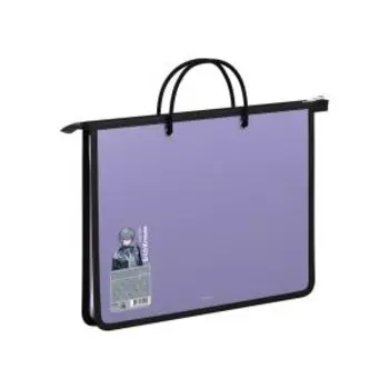 Папка пластиковая ErichKrause Soft Manga, A4, с ручками, в ассортименте