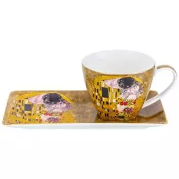 Пара чайная Elan Gallery Поцелуй, 250 мл, фарфор