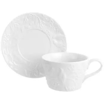 Пара чайная Elan Gallery Птички на ветке, 360 мл, фарфор