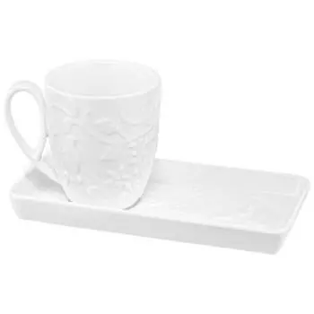 Пара чайная Elan Gallery Птички на ветке, 300 мл, фарфор