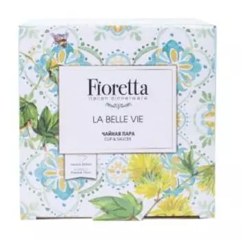 Пара чайная Fioretta La Belle Vie, 260 мл, фарфор