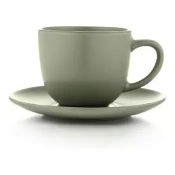 Пара чайная Global, 220 мл, керамика, зеленый