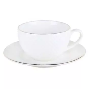 Пара чайная Grace, 220 мл, фарфор