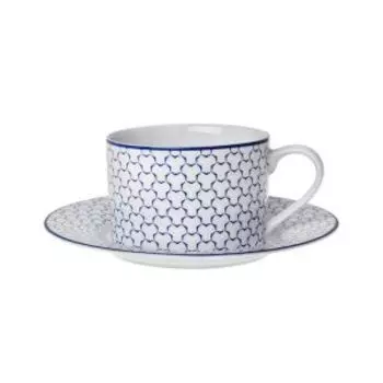 Пара чайная Home Queen Воздушная, 220 мл, фарфор