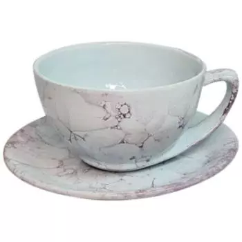 Пара чайная Романтика Элегант, 250 мл, керамика