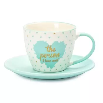 Пара чайная Tiffany, 240 мл, фарфор