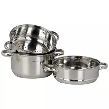 Пароварка 3-х уровневая Fanhoff 3-х уровневая, 5.5 л, нерж. сталь