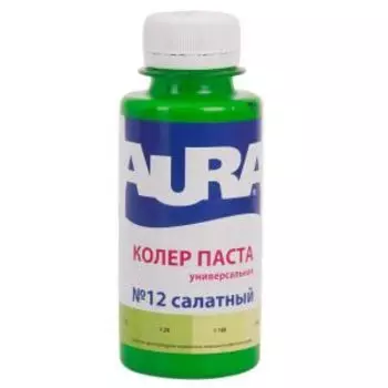 Паста колеровочная Aura №12, салатный, 0.1 л