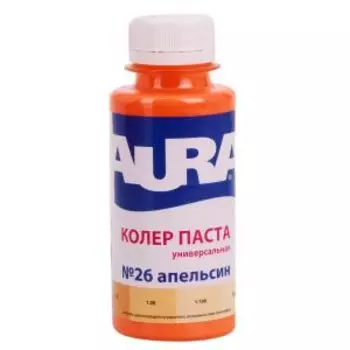 Паста колеровочная Aura №26, апельсин, 0.1 л