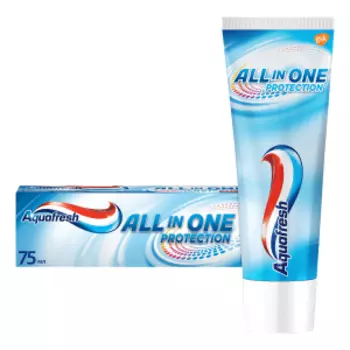 Паста зубная AquaFresh All-in-One Protection, 75 мл