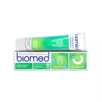 Паста зубная Biomed HealtyWhite Взрывная свежесть, Свежий огурец и мята, 65 г