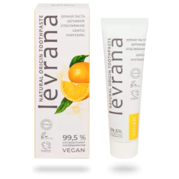 паста зубная LEVRANA Бережное отбеливание, 100мл